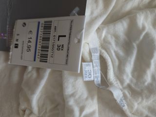 Camiseta blanca talla L Bershka