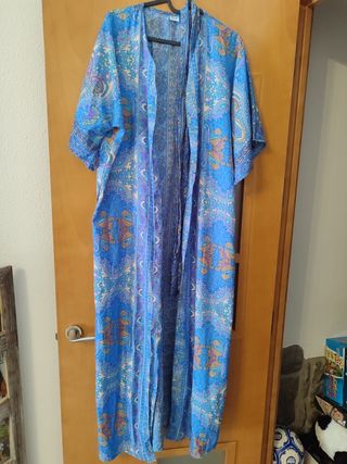 Kimono estampado mujer talla única
