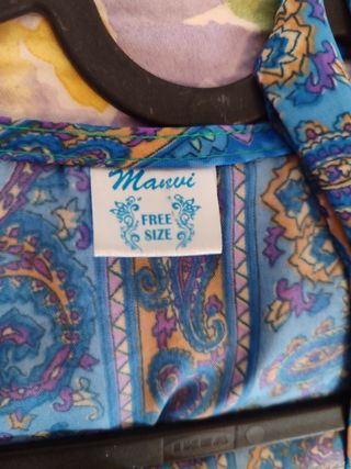 Kimono estampado mujer talla única
