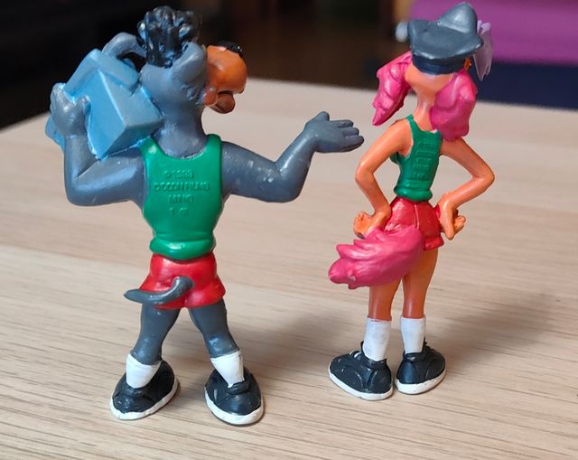 Pareja figuras Locos por el Basket cómic Spain 