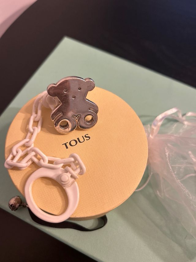 Chupetero Oso Tous Plata