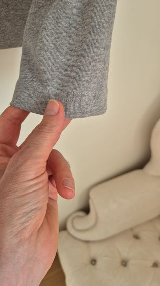 Sudadera Muji Gris con Capucha y Botones