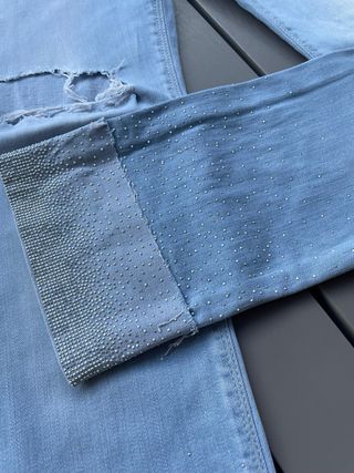 Jeans Kocca donna strappati con strass