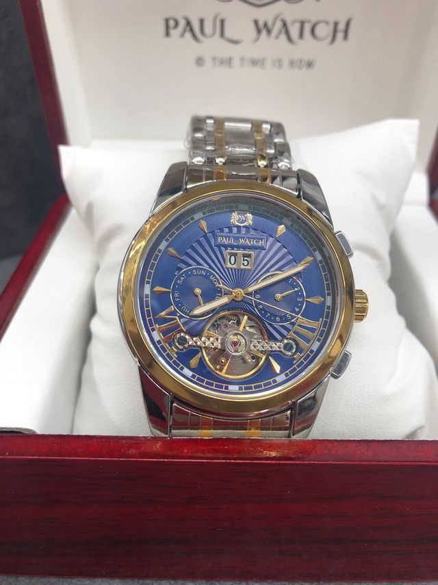 Reloj Paul Watch Automático Tourbillon