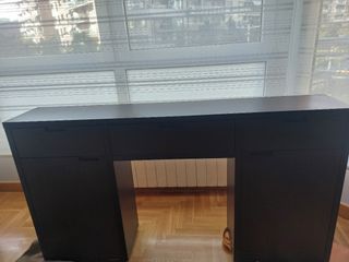 Aparador recibidor madera oscuro