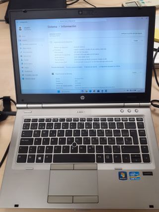 HP Elitebook 8470P Portátil Gris/Plata