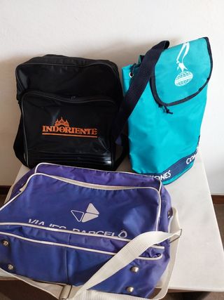 Lote Publicitario: 3 bolsas vintage