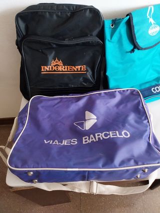 Lote Publicitario: 3 bolsas vintage