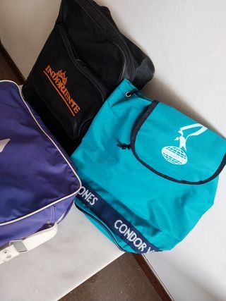 Lote Publicitario: 3 bolsas vintage