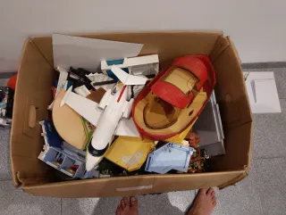 Lote Playmobil muchas piezas