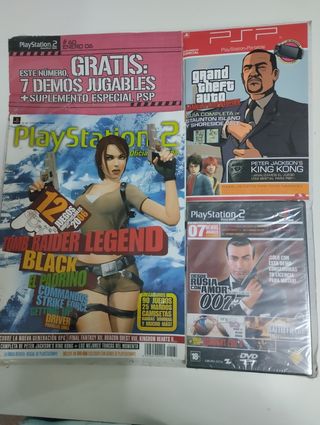 Revista PlayStation 2 + Juegos PSP y PS2