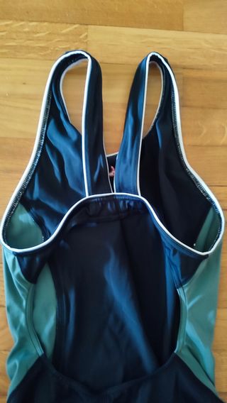 Bañador Nike Mujer Negro y Verde Talla M