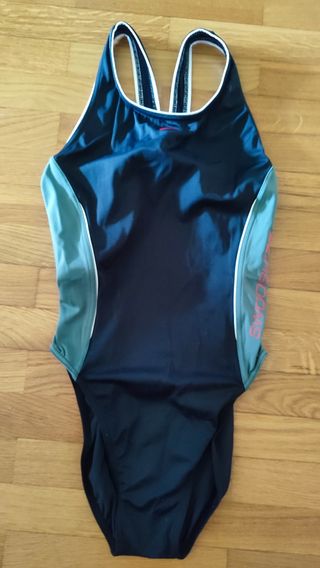 Bañador Nike Mujer Negro y Verde Talla M