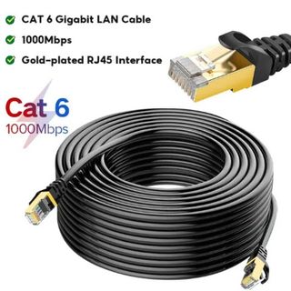 Cable Red LAN Cat 6 10M STP Inox RJ45