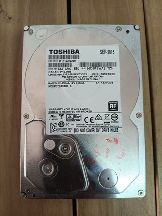 Toshiba DT01ACA300 - Disco Duro Interno 3 TB, SATA