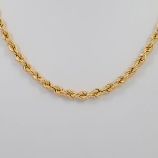 Cadena cordón oro 18k 750 50cm