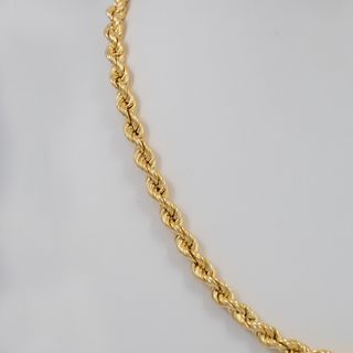 Cadena cordón oro 18k 750 50cm