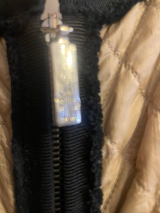 Chaqueta Moncler Beige y Negra Mujer