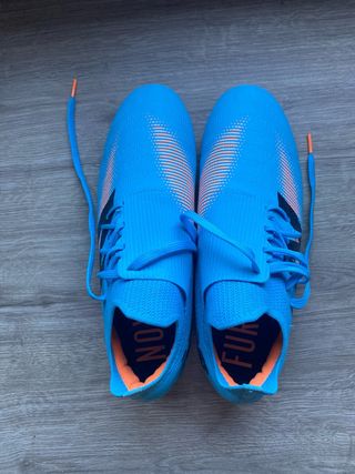 Botas fútbol New Balance Furon azules T42.5