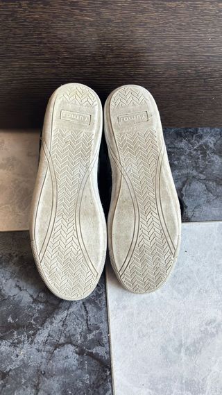 Zapatillas altas Xumar negras con cremallera