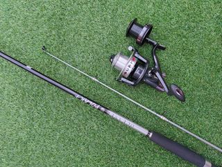 Equipo Pesca Carpfishing, Pesca Río, Caña, Carrete