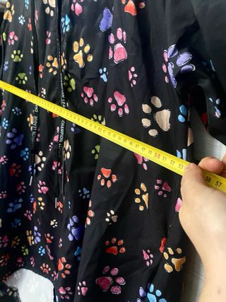 Chaqueta impermeable mujer XXL patas colores