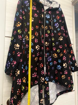 Chaqueta impermeable mujer XXL patas colores
