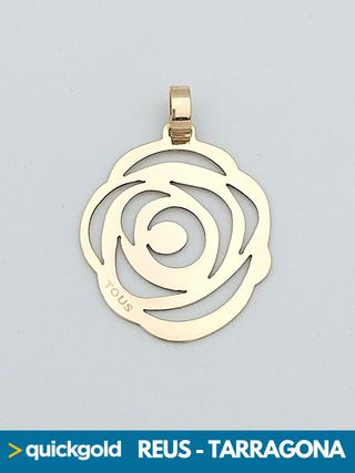 035-03-00669 COLGANTE ORO DE 18K ROSA TIPO TOUS
