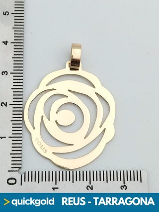 035-03-00669 COLGANTE ORO DE 18K ROSA TIPO TOUS