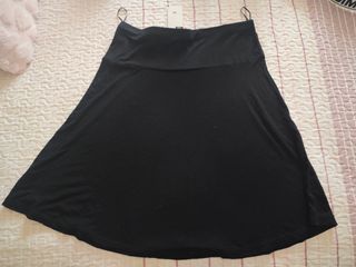 Falda negra H&M