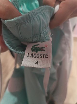 Chándal Lacoste Verde y Blanco