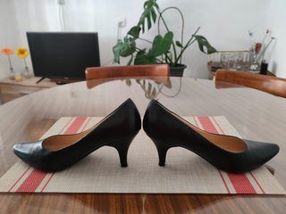 Zapatos de piel mujer negros