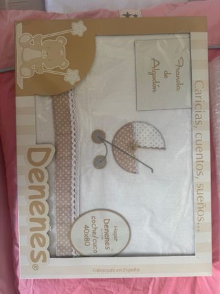 Sábanas para carrito coche/cuco Denenes 40x80