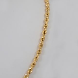 Cadena cordón oro 18k 750 60cm