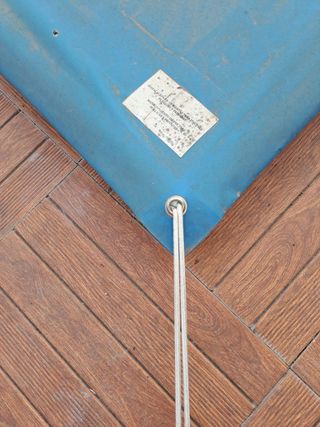 Cobertor Piscina 8x4 con apliques de suelo