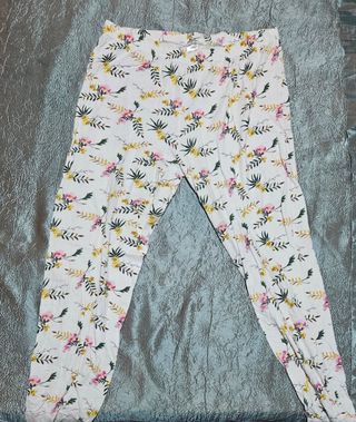 Pijama Zeeman manga larga floral rosa