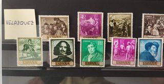 Francobolli postali Velázquez, Spagna