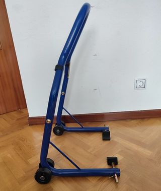 Caballete trasero moto, soporte para rueda trasera