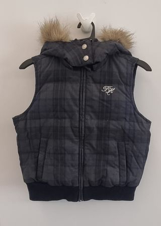 Piumino bambino con cappuccio e pelliccia