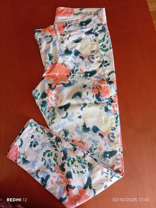 Pantalones GAP Mujer Estampados Talla M