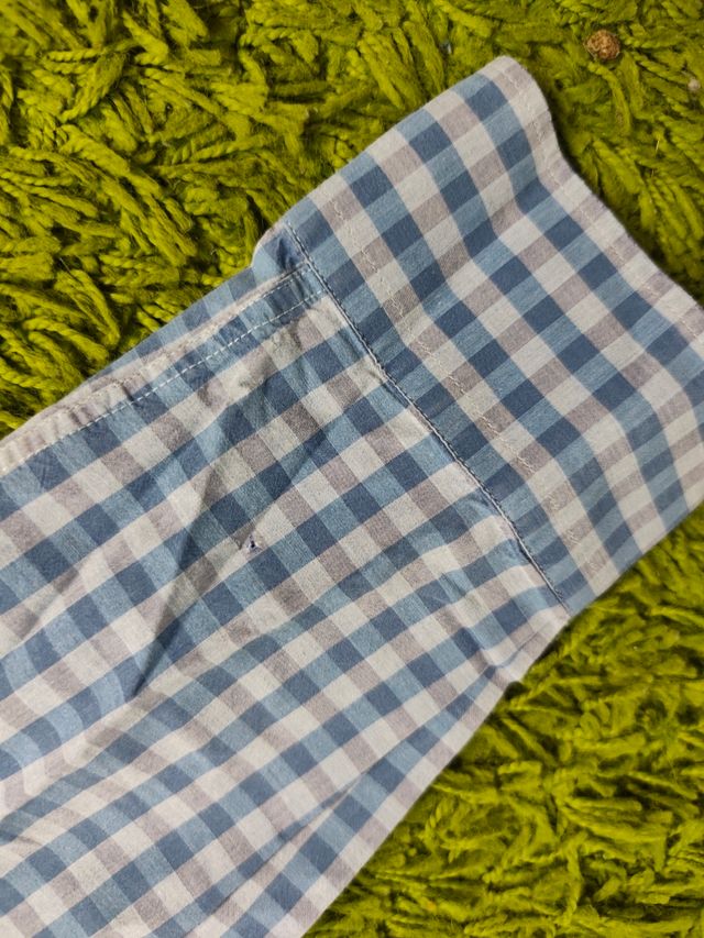 Camisa Lacoste Azul Cuadros