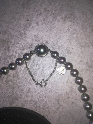 Collar Majorica Perlas Plata 6mm