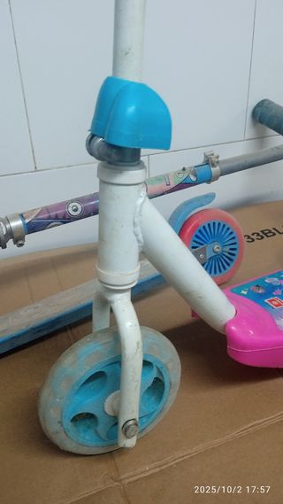Patinete infantil unicornio rosa