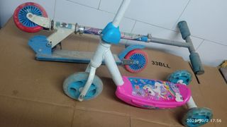 Patinete infantil unicornio rosa