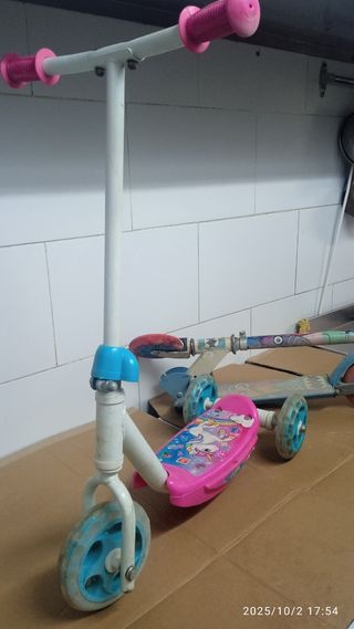Patinete infantil unicornio rosa