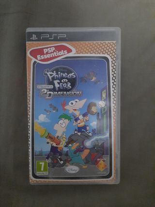 Lote 4 Juegos PSP: Phineas y Ferb, WWE, Tekken, In