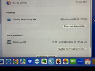 MacBook Pro 13 Plata