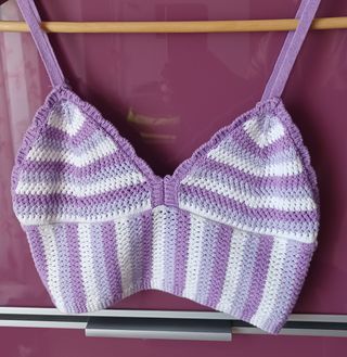 Top Crochet H&M Talla XS - Impecable 
