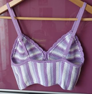 Top Crochet H&M Talla XS - Impecable 