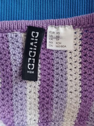 Top Crochet H&M Talla XS - Impecable 